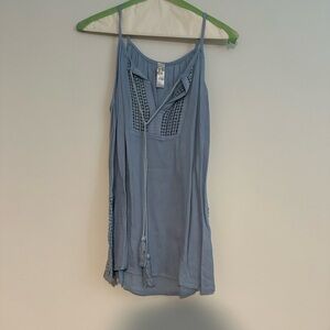 Mahina blue blouse